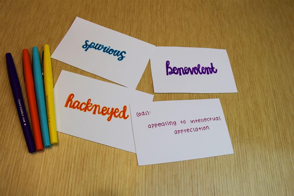 phương pháp học từ vựng tiếng Anh flashcard